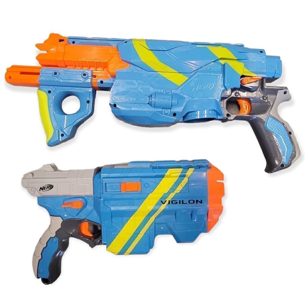 Nerf vortex guns set of 2